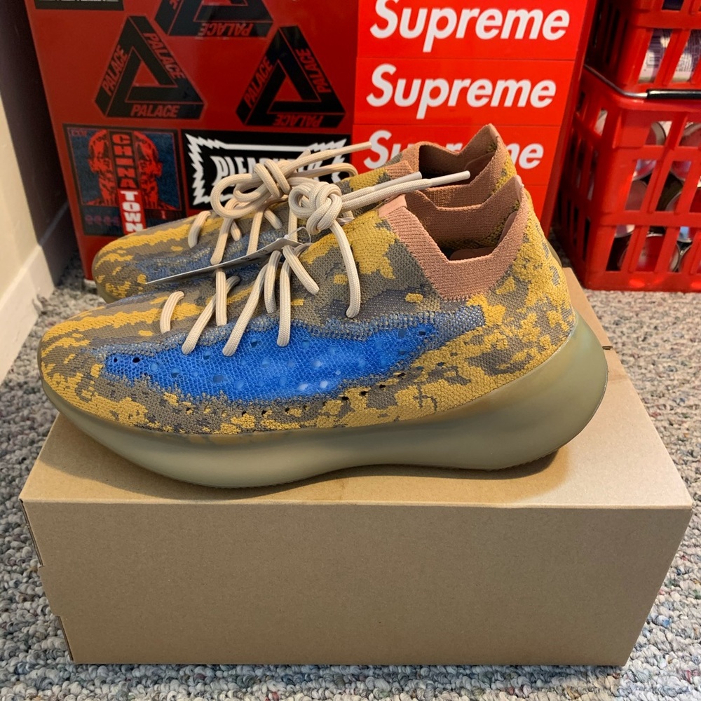 Adidas Yeezy 380 Blue Oat (non-reflective) Size 10 - Picture 4 of 7